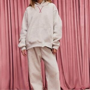 Cozy Classic Grey Parke Valentine's Day Hoodie